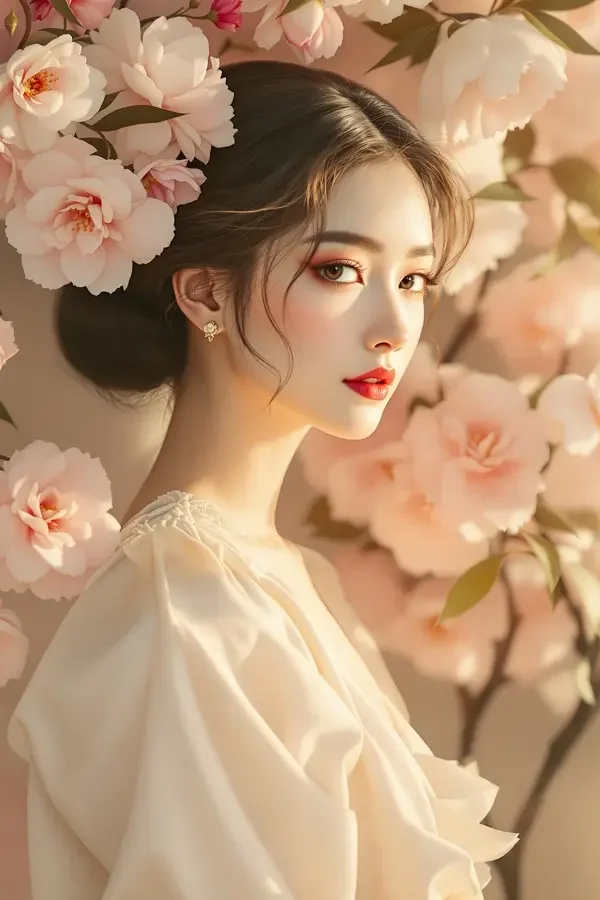 山茶花开 高清海报